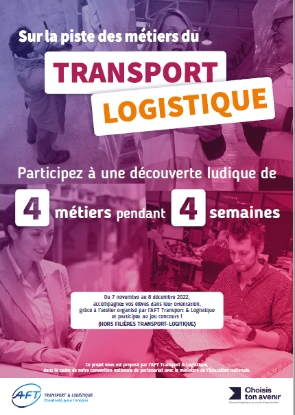 Concours « Sur la piste des métiers du Transport Logistique » : remise du 1er prix catégorie collège